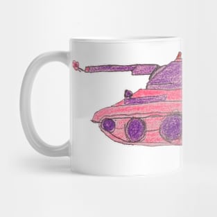 pink tank Mug
